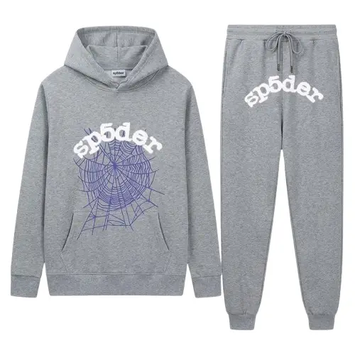 Sp5der Tracksuit Grey Sp5der Tracksuit Grey