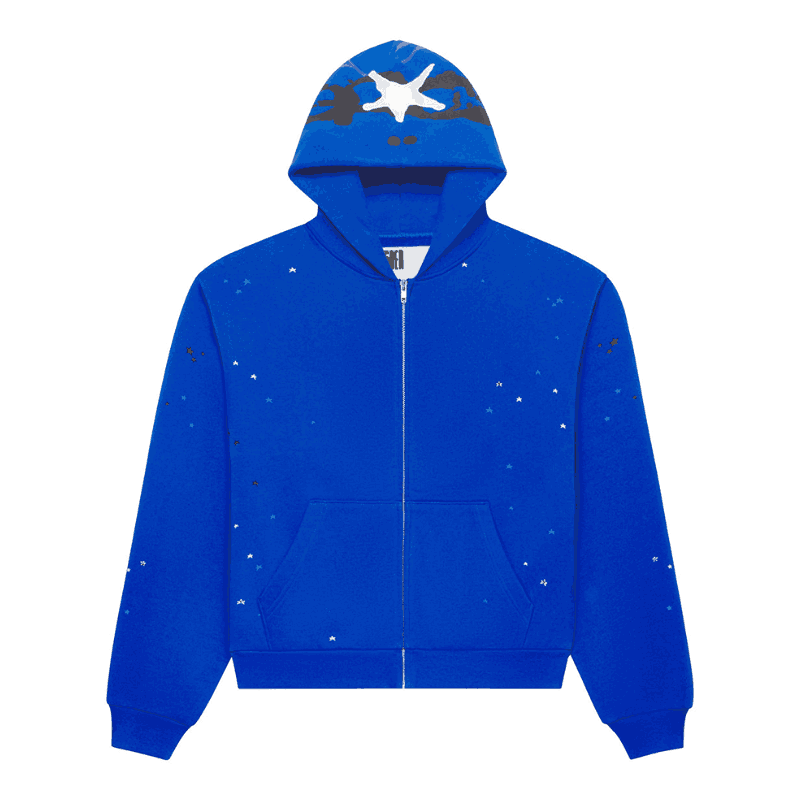 Heavy Web Full Zip Up Hoodie Sp5der Heavy Web Full Zip Up Hoodie Sp5der