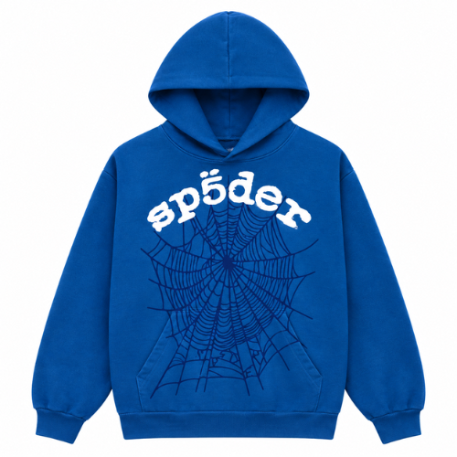 Sp5der Hoodie Azul Sp5der Hoodie Azul