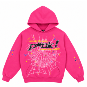 Sudadera Con Capucha Sp5der Rosa