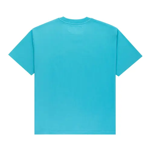 Sp5der OG Web V2 T-Shirt Cyan Back