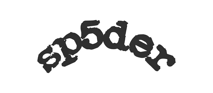 Logotipo de sp5der para el pie de página